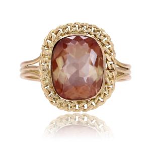Antique Ring With A Sunstone Called Sunstone
