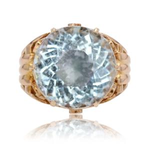 Aquamarine Cocktail Ring