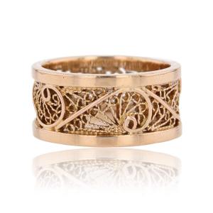 Filigree Rose Gold Ring