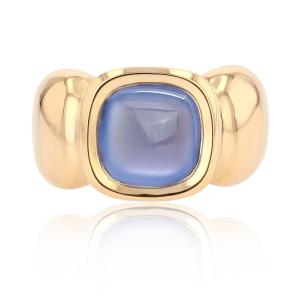 Chalcedony Ring, Sugarloaf Style, Rush