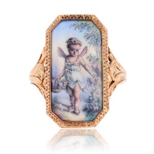 Antique Miniature Ring And Rose Gold