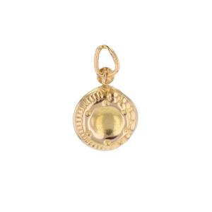 Tastevin Pendant In Yellow Gold