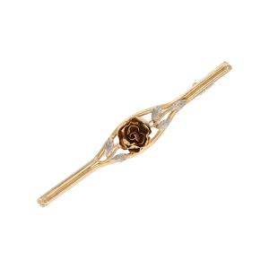 Rosebud Barrette Brooch