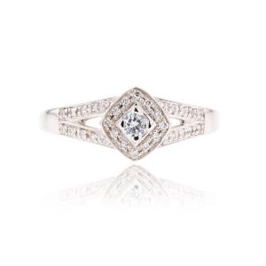 Mauboussin Diamond White Gold Ring Love My Love