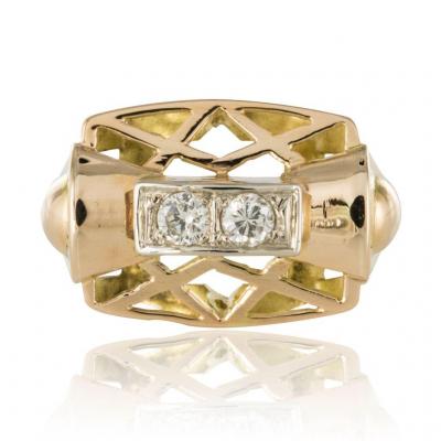 Diamond Retro Ring