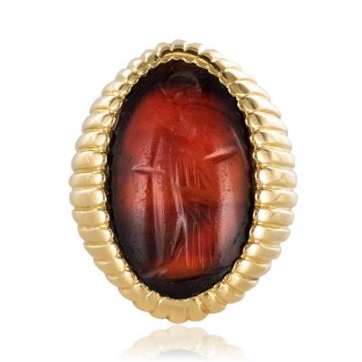 Intact Godronné Knight Ring