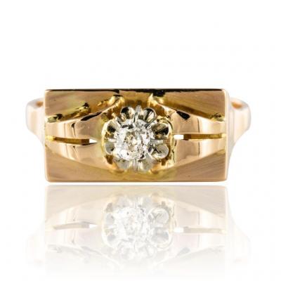 Diamond Tank Ring