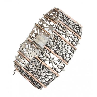 Old Silver And Vermeil Bracelet