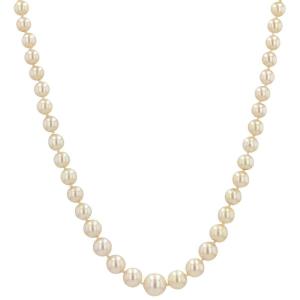 Cultured Pearl Necklace And White Gold Clasp