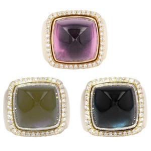 Fred Pain De Sucre Ring Yellow Gold Diamonds