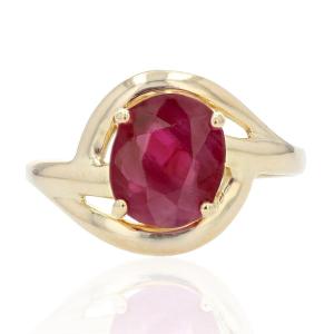Ruby And Gold Ring