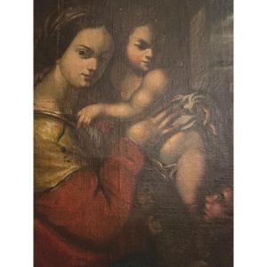 The Virgin And Child Workshop Of Pierre Mignard XVIII