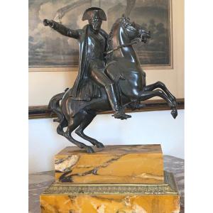 Sculpture In Bronze  Of Bonaparte  Crossing The Alpes