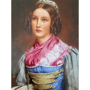 Portrait Of Helene Sedlmayr Great Beauty Of Her Time Painted By Stieler 1831 Bavaria
