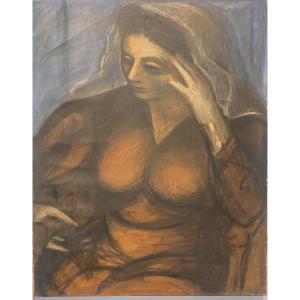 Portrait 1930 Hst By Andre Kormani 1905-1971