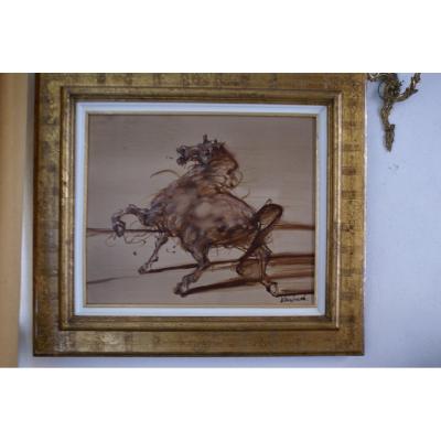 Oil On Canvas 46 X 55 Cm Signed Weisbuch Claude 1927 -2014