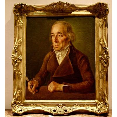 Portrait XVIII Th C Entury Presumed Of Being Diderot