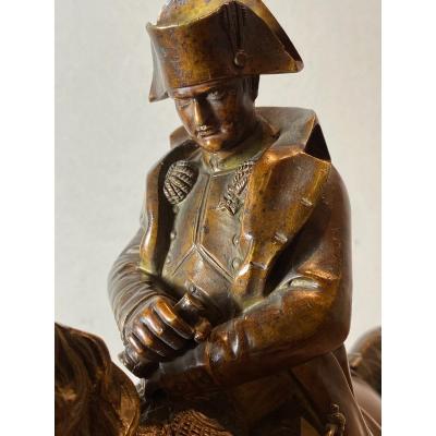 Waterloo , Bronze Of Napoleon For The 1st Time The Eagle Was Lowering Its Head