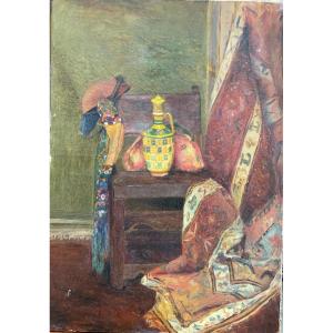 Tableau   Orientaliste  XIX Ème  De Style Impressionniste