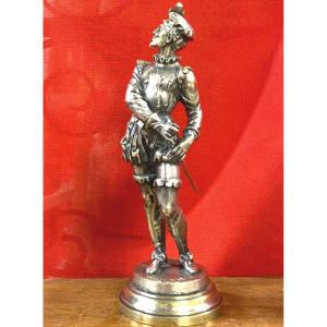 Silver Bronze By Charles Georges Ferville Suan 1847-1925