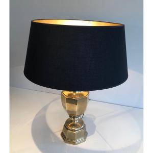 Baluster Brass Table Lamp