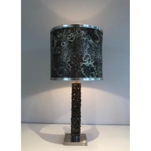 Worked Steel Design Table Lamp