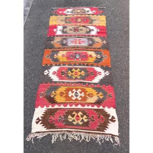 Kilim Afyon. Anatolia. Circa 1950. 335 X 133 Cm