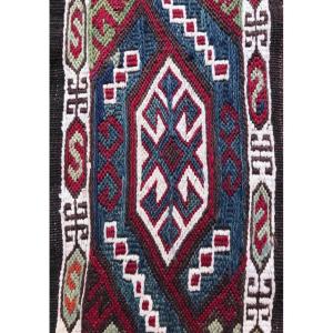 Cuval - Antique Grain Bag. Antep. Kurdish. Circa 1880. 133 X 127 Cm