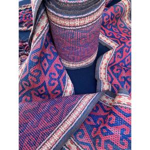 Long Tent Strapping Strip. Shahsaven. Persian. Circa 1880. 1100 X 30 Cm
