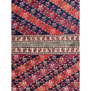 Pair Of Fragments By Maffrash Shahsaven / Persia. Circa 1900. 100 X 43 Cm (x2)