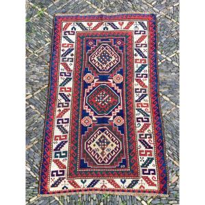 Kazakh Rug - Caucasus. Circa 1900. 190 X 104 Cm