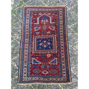 Shirvan Rug - Caucasus. Dated 1913. 215 X 122 Cm