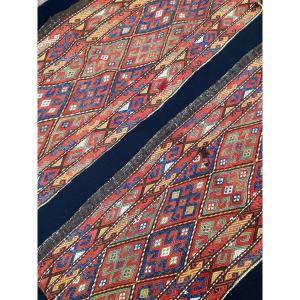 Pair Of Fragments By Maffrash Shahsaven / Persia. Circa 1880. 110 X 45 Cm (x2)