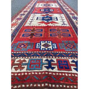 Kurdish Rug - Anatolia. Circa 1880. 305 X 112 Cm