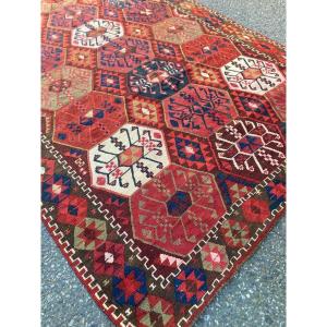 Kilim Kars - Anatolia. Circa 1900. 320 X 130 Cm