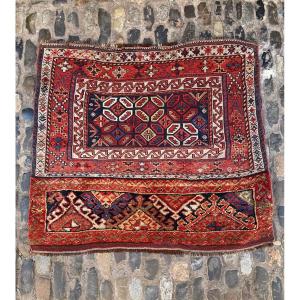 Khorjin Carpet. Bathiyari. Persia. Circa 1880. 102 X 90 Cm