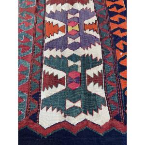 Kilim Bergama Anatolia, Early XX. 297 X 150 Cm