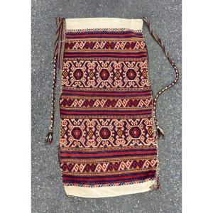Cuval ( Cereal Bag ). Antalya - Anatolia. Mid 20th Century. 127 X 65 Cm