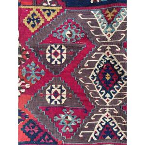 Kilim Reyhanlı. Anatolia. Circa 1870. 277 X 81 Cm
