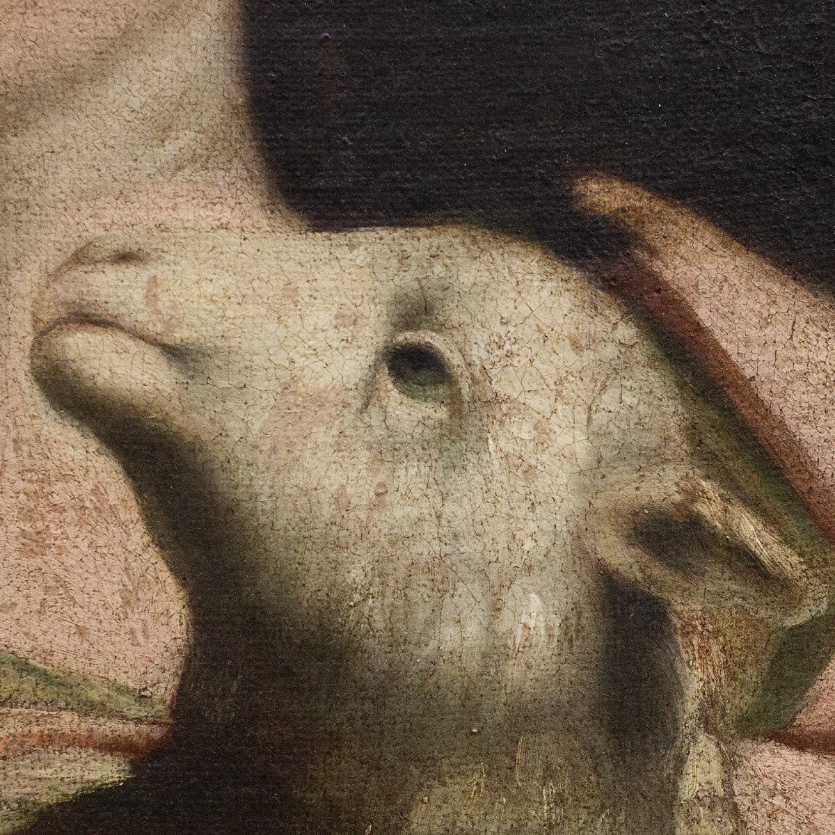 Olio su tela, "Sant'Agnese", Epoca '700-photo-4