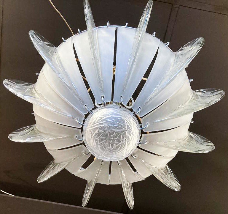 Lampadario "Hirondelles" di René Lalique, 1921-photo-3