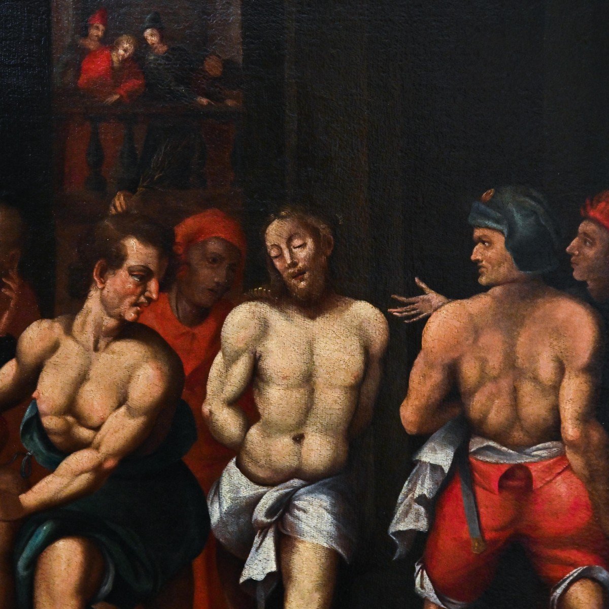 Dipinto del '600, "La Flagellazione di Cristo"-photo-2
