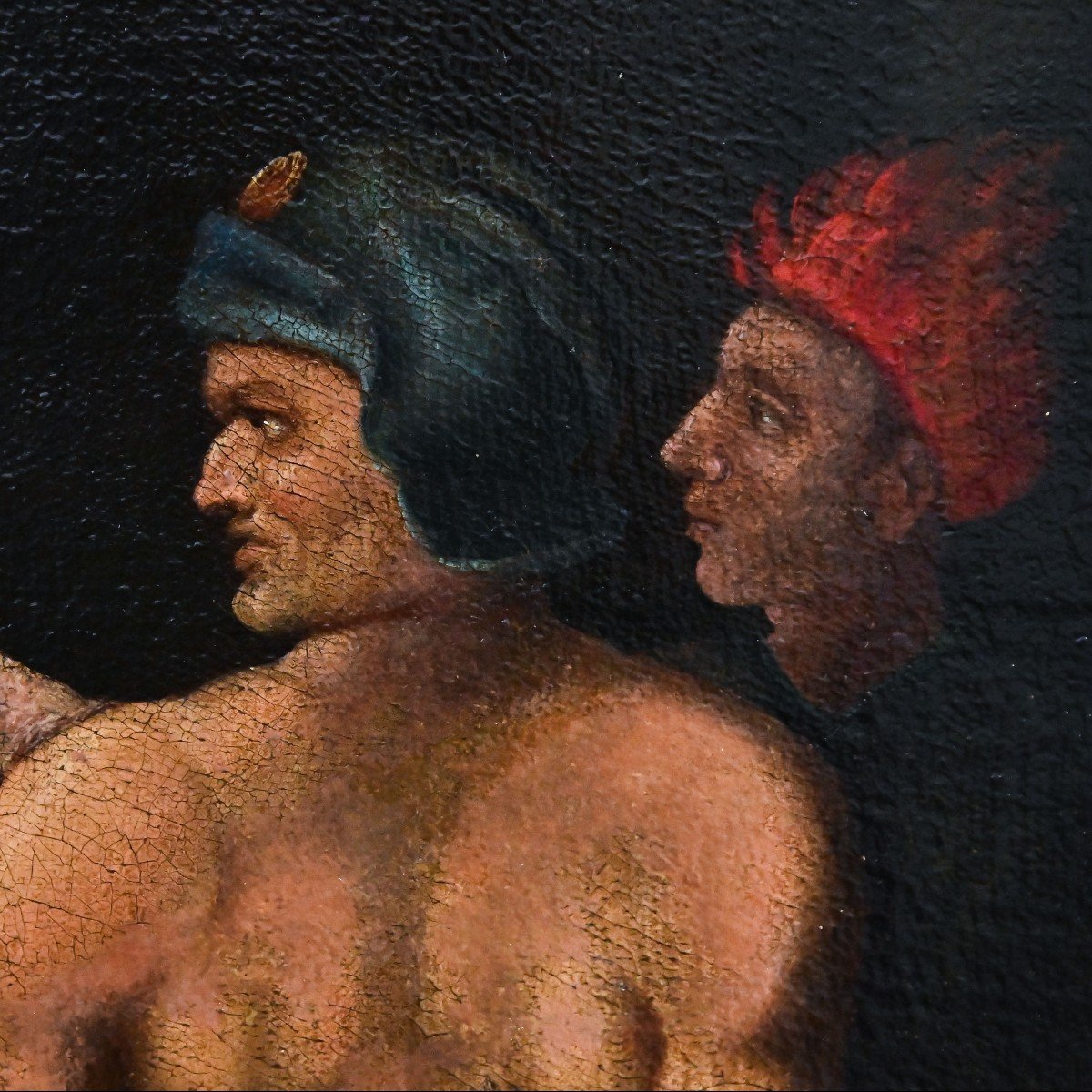 Dipinto del '600, "La Flagellazione di Cristo"-photo-6