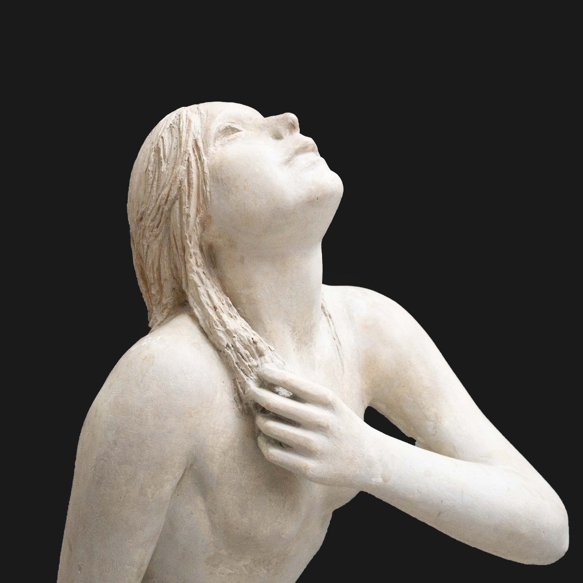 Emilio Musso, Grande scultura in gesso, "Giovane Donna", 1937-photo-2