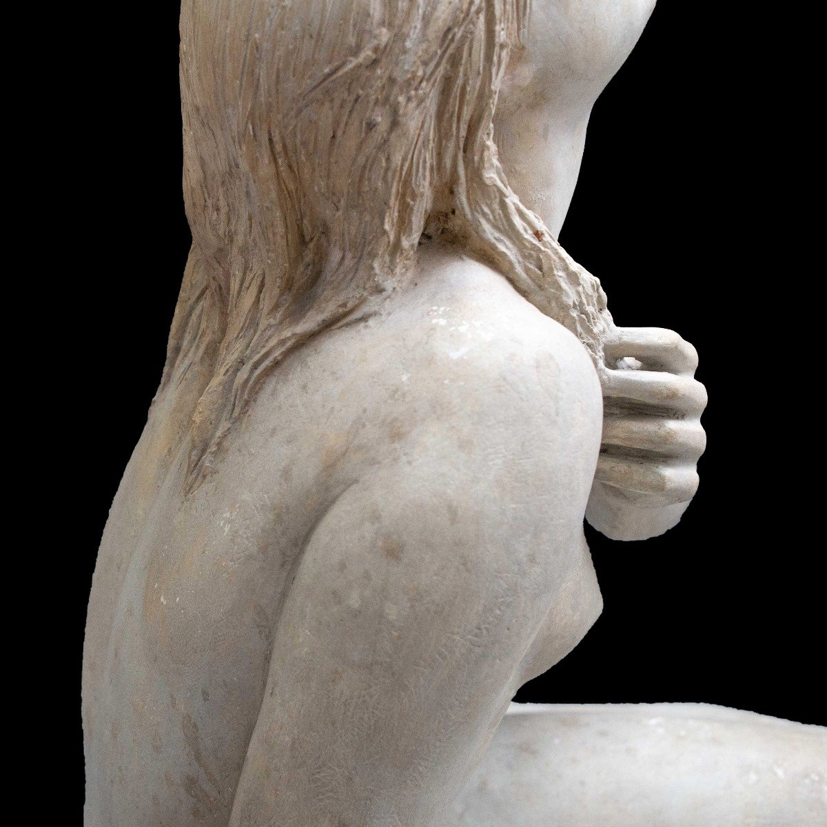 Emilio Musso, Grande scultura in gesso, "Giovane Donna", 1937-photo-4