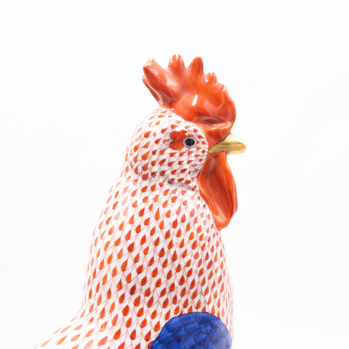 Herend, "Grande Gallo", porcellana dipinta a mano, marchiato, Anni '20-photo-7