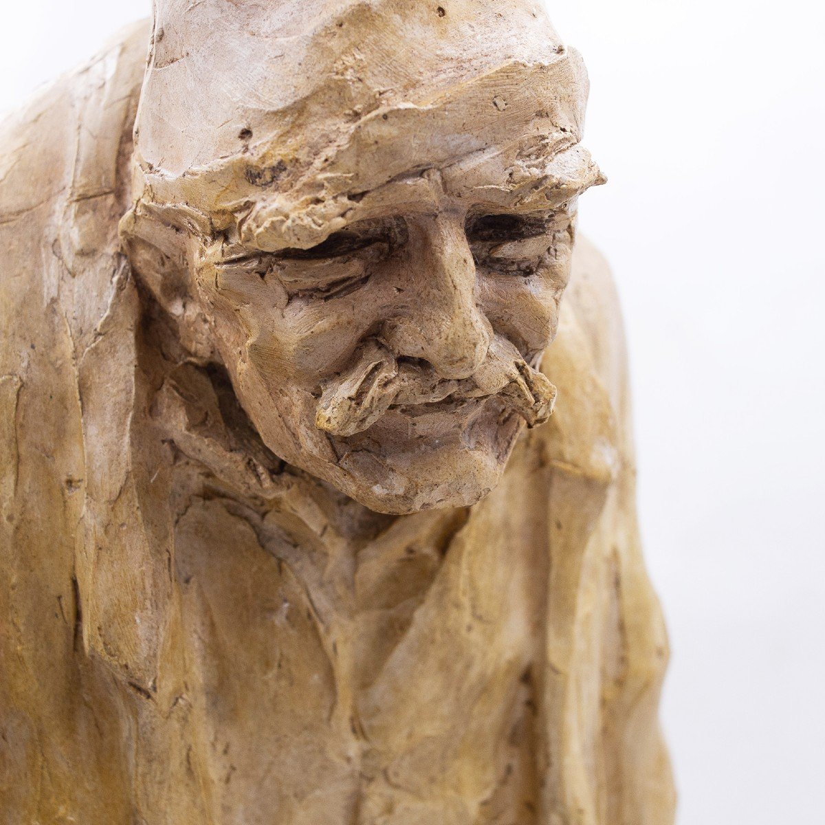 "Il mio Maestro - Tòni dël Fatin" - Scultura in gesso di Sandrun-photo-7