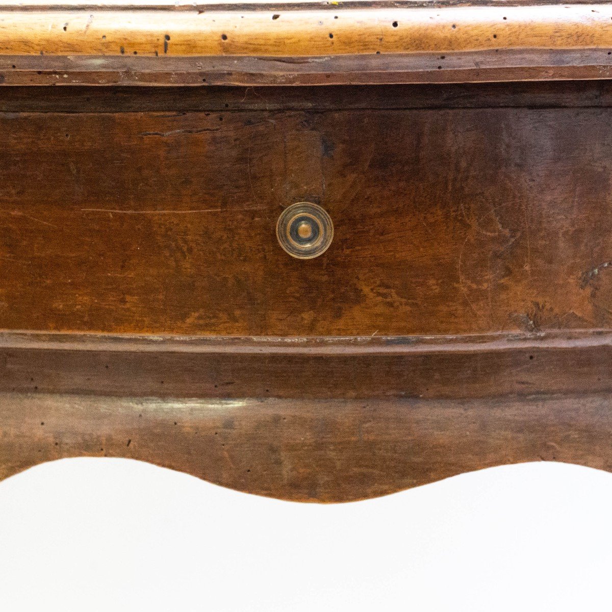 Tavolino barocco piemontese in noce con cassetto, originale, Epoca '800-photo-6