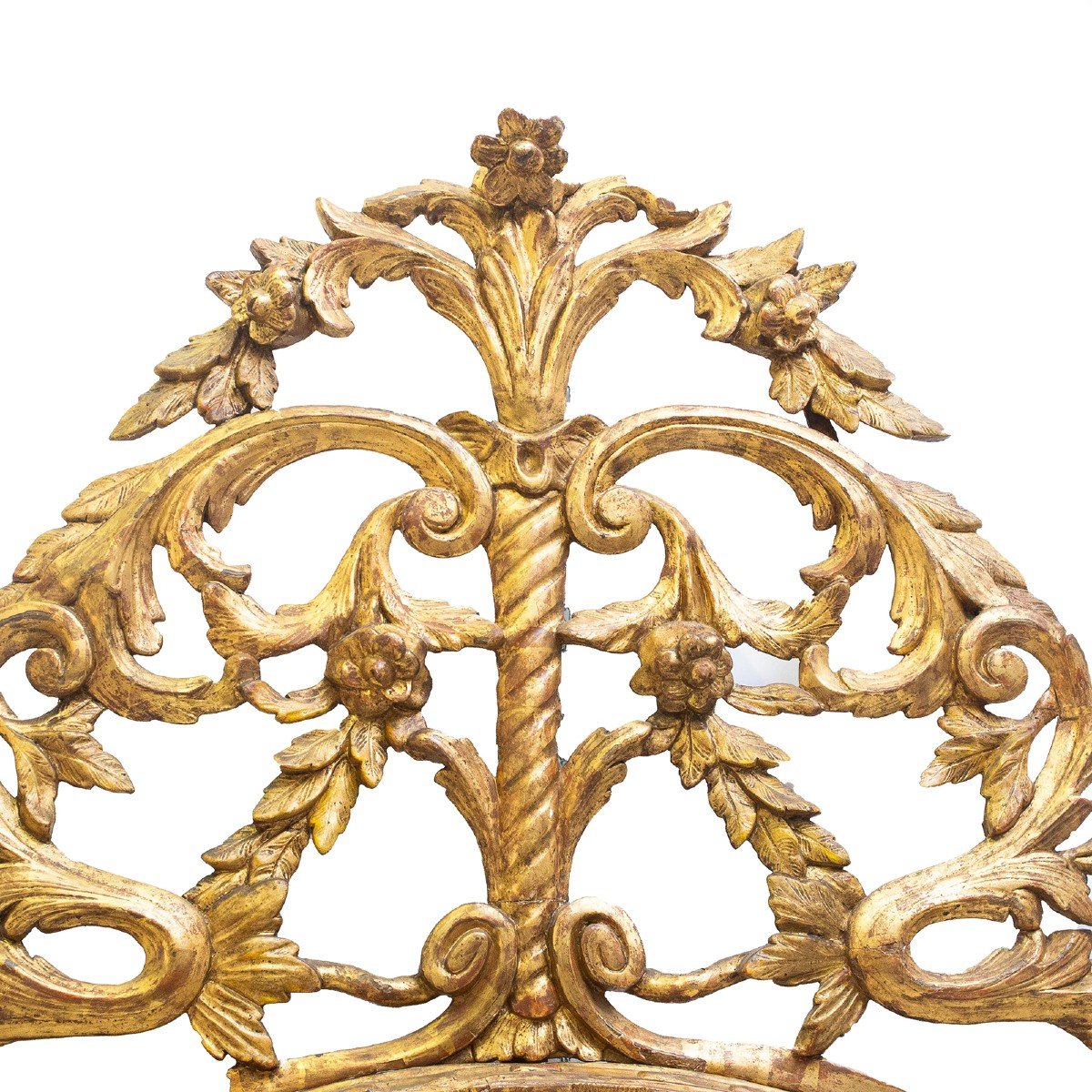 Specchiera / Caminiera in legno dorato, originale Luigi XVI dell'700-photo-4