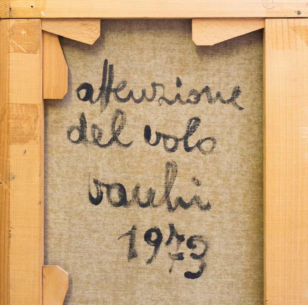 Sergio Vacchi , "Attenzione del volo", Olio su tela, firmato, 1973-photo-6